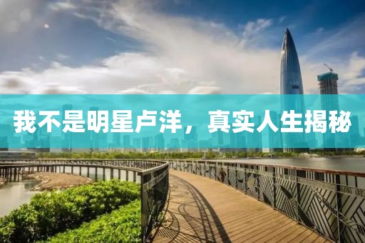 我不是明星卢洋，真实人生揭秘