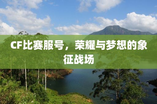 CF比赛服号，荣耀与梦想的象征战场