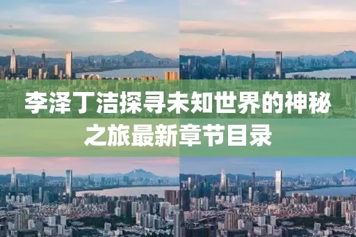 李泽丁洁探寻未知世界的神秘之旅最新章节目录