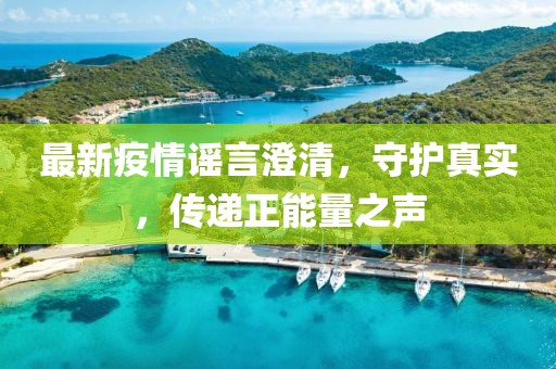 最新疫情谣言澄清，守护真实，传递正能量之声