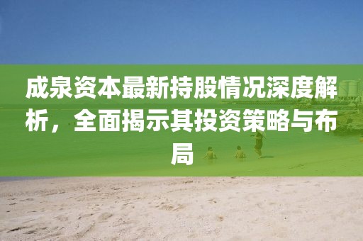 成泉资本最新持股情况深度解析，全面揭示其投资策略与布局