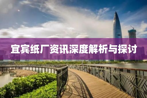 宜宾纸厂资讯深度解析与探讨