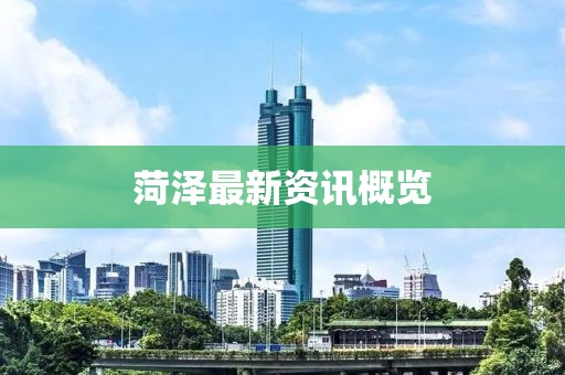 菏泽最新资讯概览