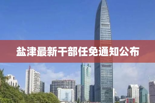 盐津最新干部任免通知公布