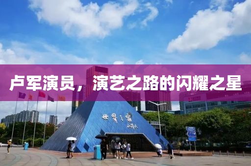卢军演员，演艺之路的闪耀之星