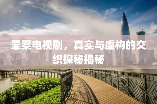罪案电视剧，真实与虚构的交织探秘揭秘