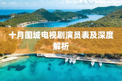 十月围城电视剧演员表及深度解析