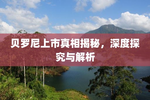 贝罗尼上市真相揭秘，深度探究与解析