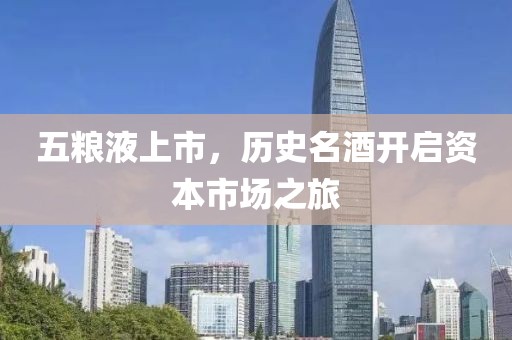 五粮液上市，历史名酒开启资本市场之旅