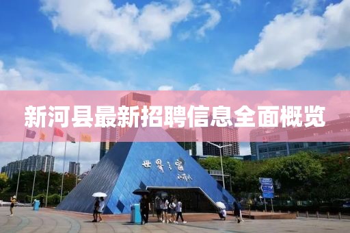 新河县最新招聘信息全面概览