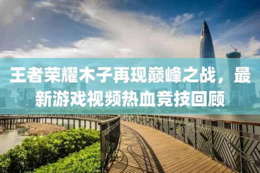 王者荣耀木子再现巅峰之战，最新游戏视频热血竞技回顾