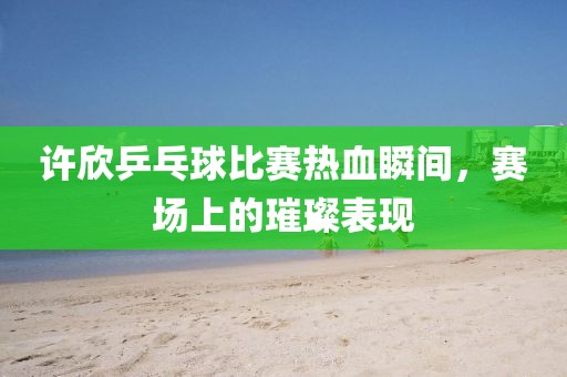 许欣乒乓球比赛热血瞬间，赛场上的璀璨表现