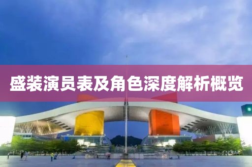 盛装演员表及角色深度解析概览