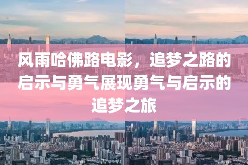 风雨哈佛路电影，追梦之路的启示与勇气展现勇气与启示的追梦之旅