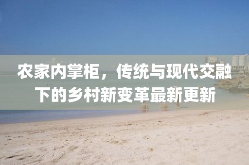 农家内掌柜，传统与现代交融下的乡村新变革最新更新