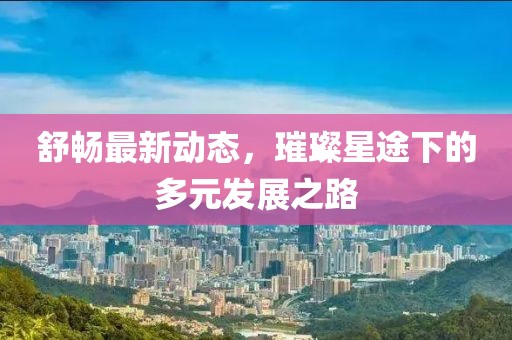 舒畅最新动态，璀璨星途下的多元发展之路