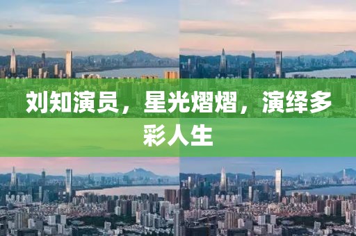 刘知演员，星光熠熠，演绎多彩人生