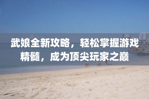 武娘全新攻略，轻松掌握游戏精髓，成为顶尖玩家之巅