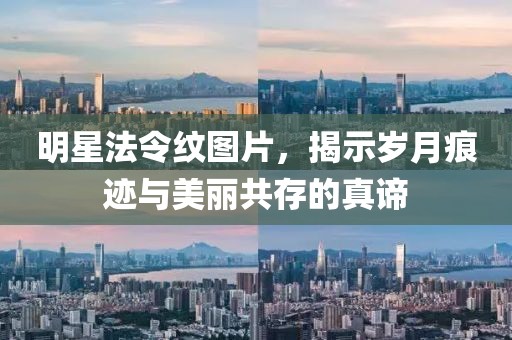 明星法令纹图片，揭示岁月痕迹与美丽共存的真谛