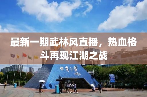 最新一期武林风直播，热血格斗再现江湖之战