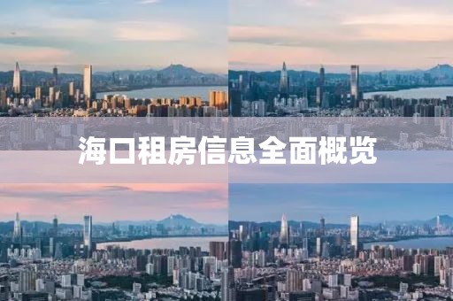 海口租房信息全面概览