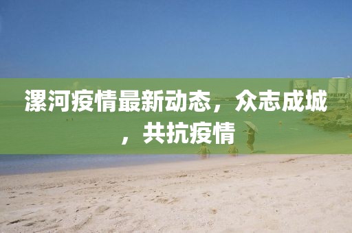 漯河疫情最新动态，众志成城，共抗疫情