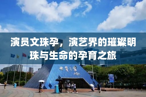 演员文珠孕，演艺界的璀璨明珠与生命的孕育之旅