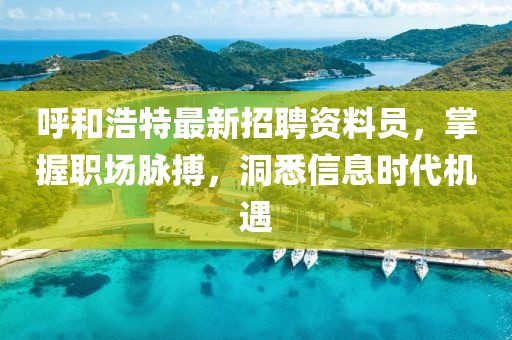 呼和浩特最新招聘资料员，掌握职场脉搏，洞悉信息时代机遇