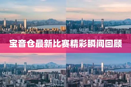 宝音仓最新比赛精彩瞬间回顾