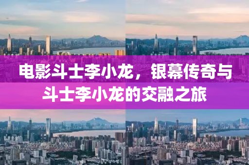 电影斗士李小龙，银幕传奇与斗士李小龙的交融之旅