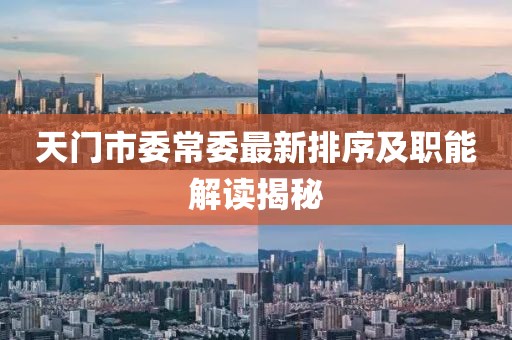 天门市委常委最新排序及职能解读揭秘