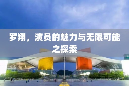 罗翔，演员的魅力与无限可能之探索