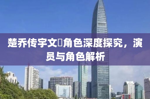 楚乔传宇文玥角色深度探究，演员与角色解析