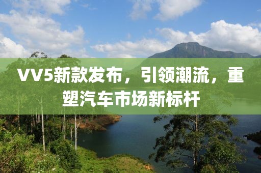 VV5新款发布，引领潮流，重塑汽车市场新标杆