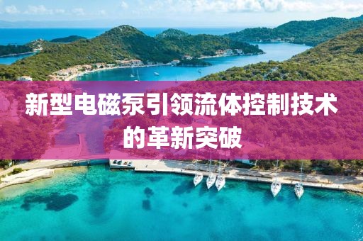 新型电磁泵引领流体控制技术的革新突破