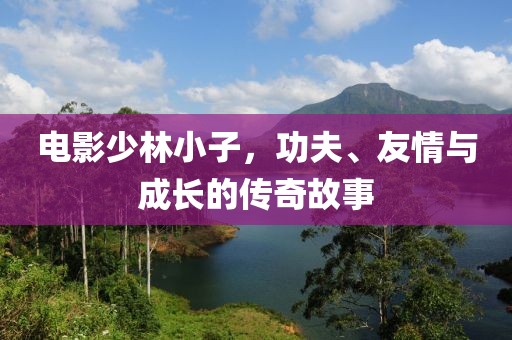 电影少林小子，功夫、友情与成长的传奇故事