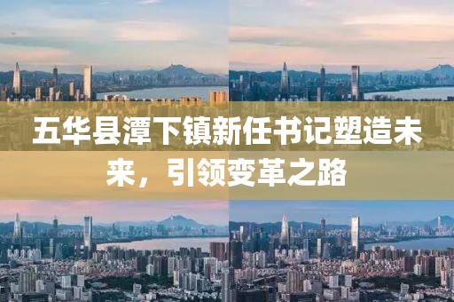 五华县潭下镇新任书记塑造未来，引领变革之路