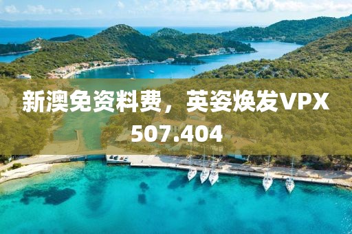 新澳免资料费，英姿焕发VPX507.404