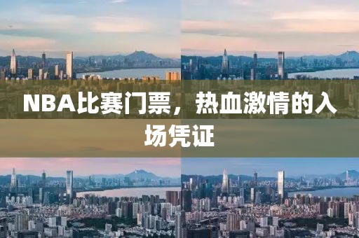 NBA比赛门票，热血激情的入场凭证