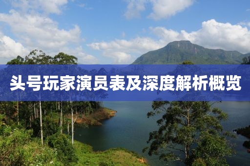 头号玩家演员表及深度解析概览