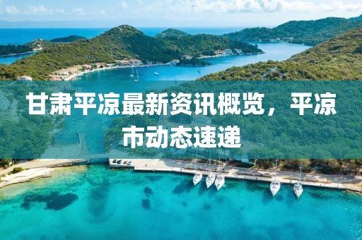 甘肃平凉最新资讯概览，平凉市动态速递
