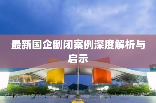 最新国企倒闭案例深度解析与启示