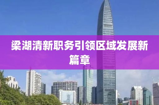 梁湖清新职务引领区域发展新篇章