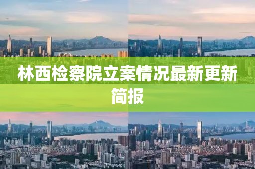 林西检察院立案情况最新更新简报