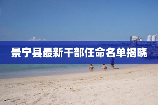 景宁县最新干部任命名单揭晓
