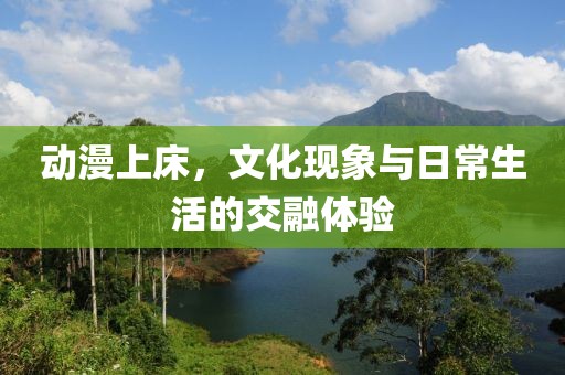 动漫上床，文化现象与日常生活的交融体验