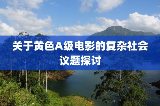 关于黄色A级电影的复杂社会议题探讨