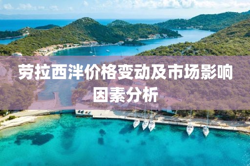 劳拉西泮价格变动及市场影响因素分析
