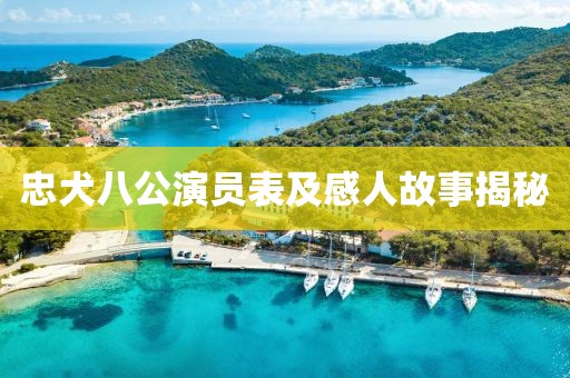 忠犬八公演员表及感人故事揭秘